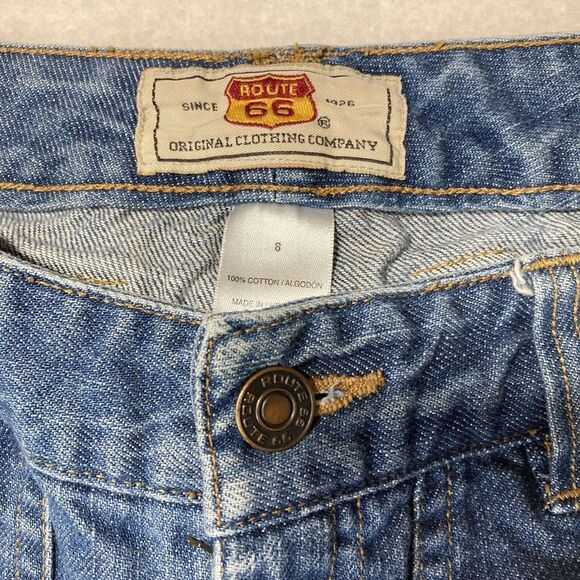 Route 66 Womens Bootcut Blue Denim Jeans Size 8‎ Cotton extra pockets and tab - Picture 9 of 9